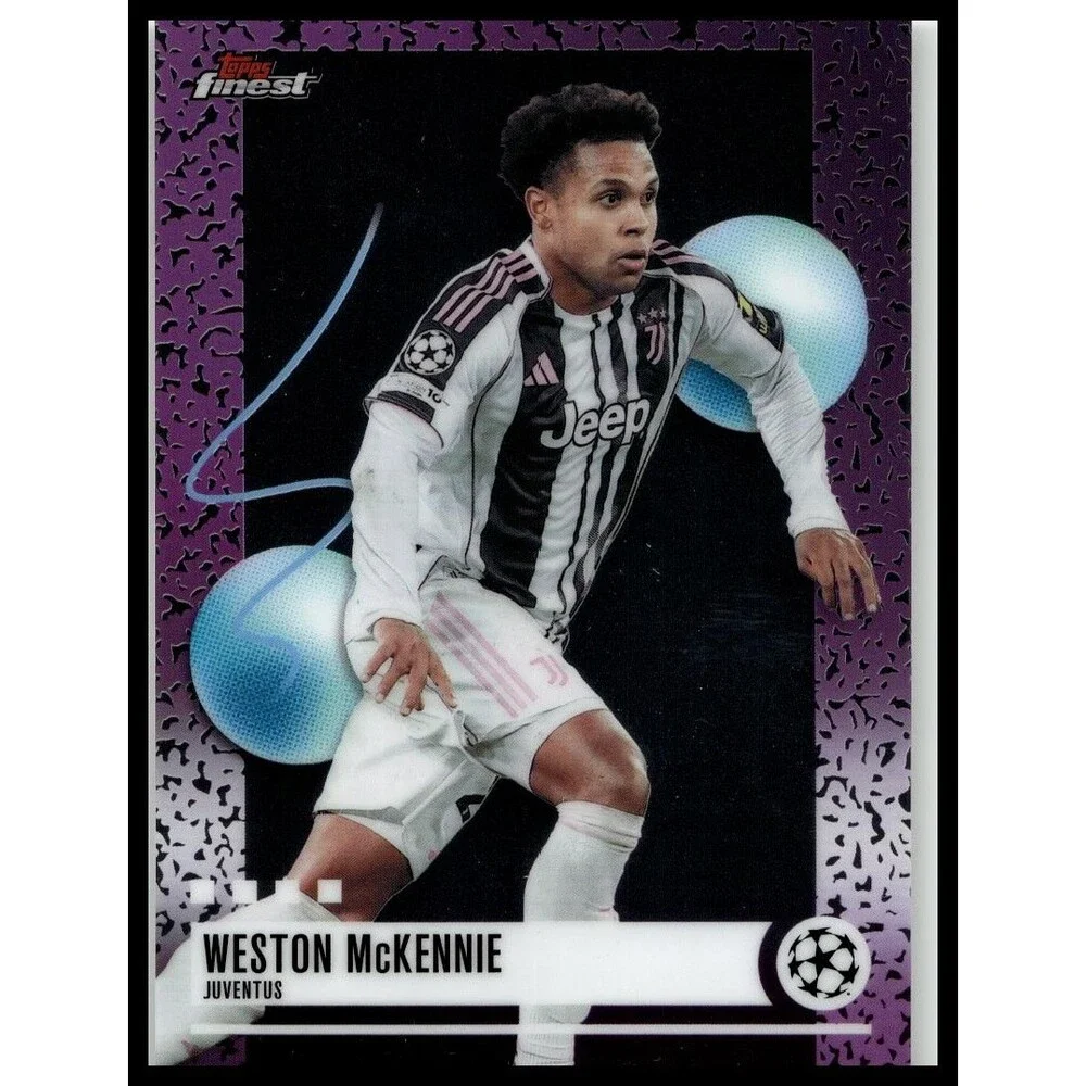 2025-26 Finest UEFA Weston McKennie #346 Juventus Uncommon